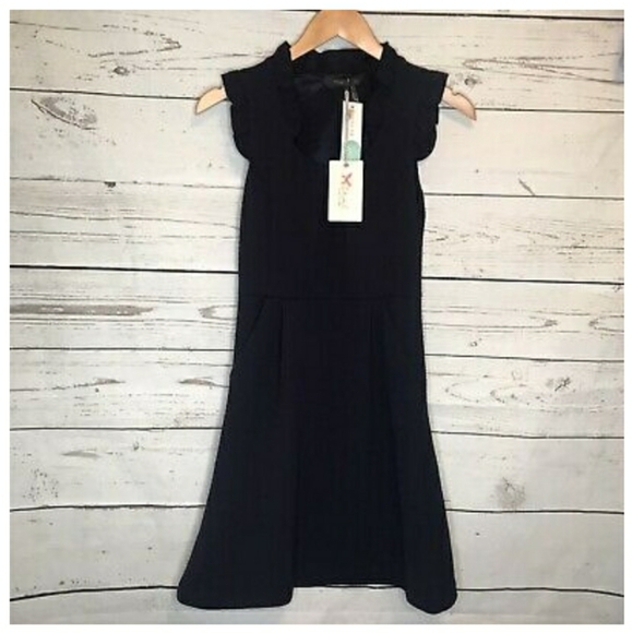 THML Chessie texture dress stitch fix navy NWT XS - Picture 3 of 5